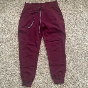 Women’s Figs Burgundy Zamora Jogger Scrub Pant